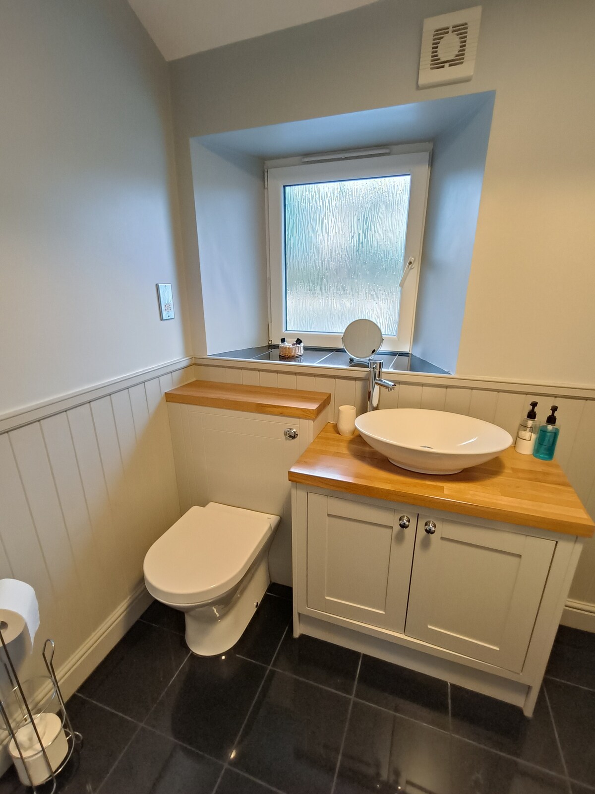 Bathroom toliet and wash basin