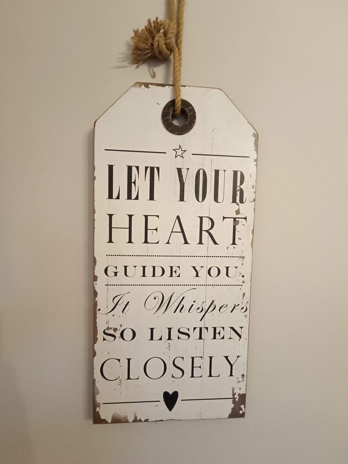 Let your heart guide you