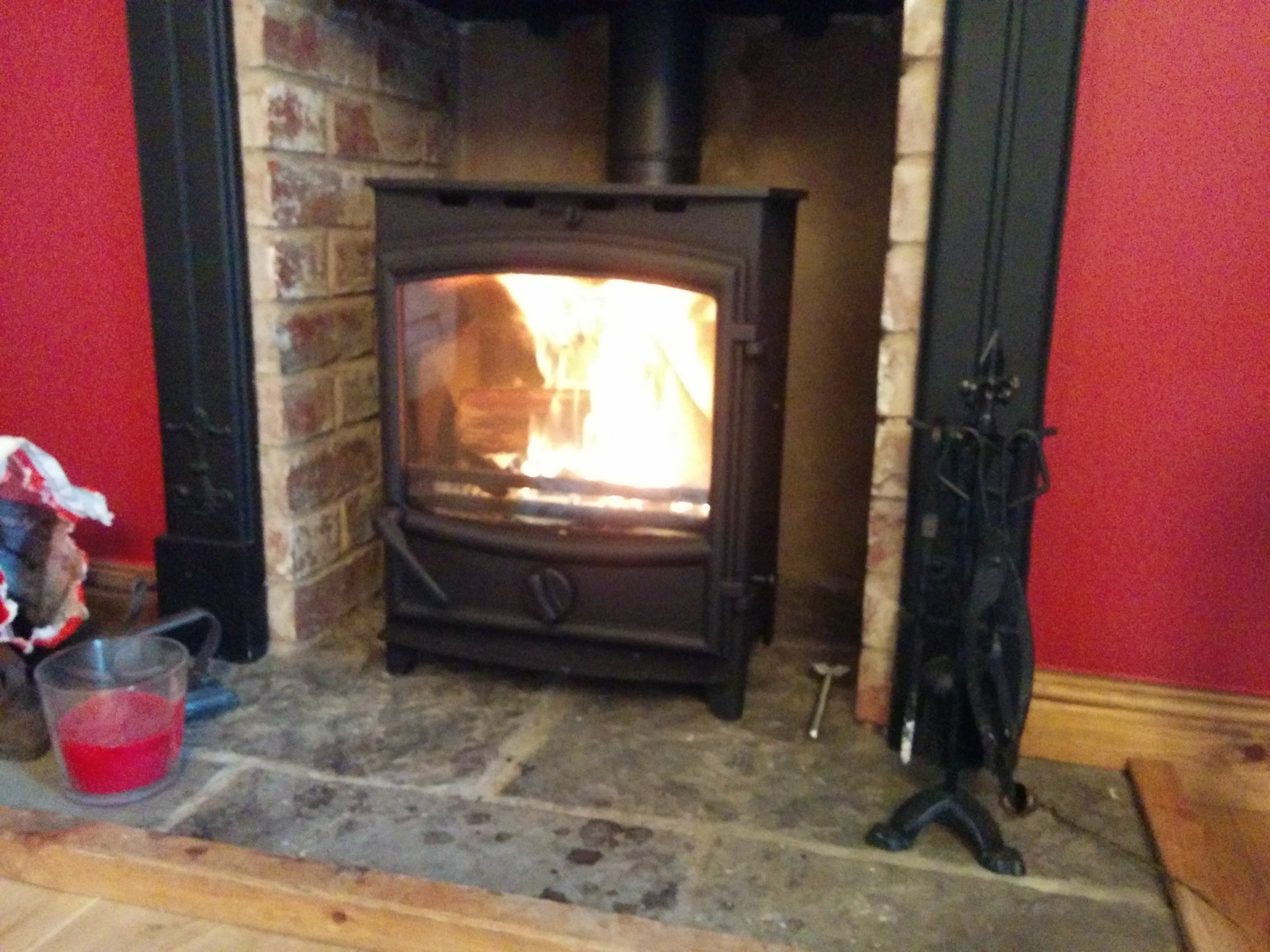 A log burner to keep you warm on those cold evenings